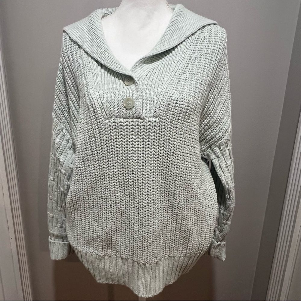 NWT Revolve STITCHES&STRIPES Marlow chunky oversized Pullover women's size small - Picture 4 of 10